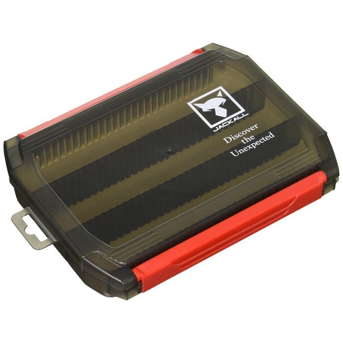 JACKALL W Open Tackle Box S 1500D ClearBlack