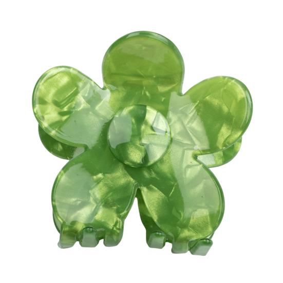 Hair Claw Flower Shape Back Head Shower Clip Lightweight Medium Size Shark Hair Claw Versatile Hair Accessory