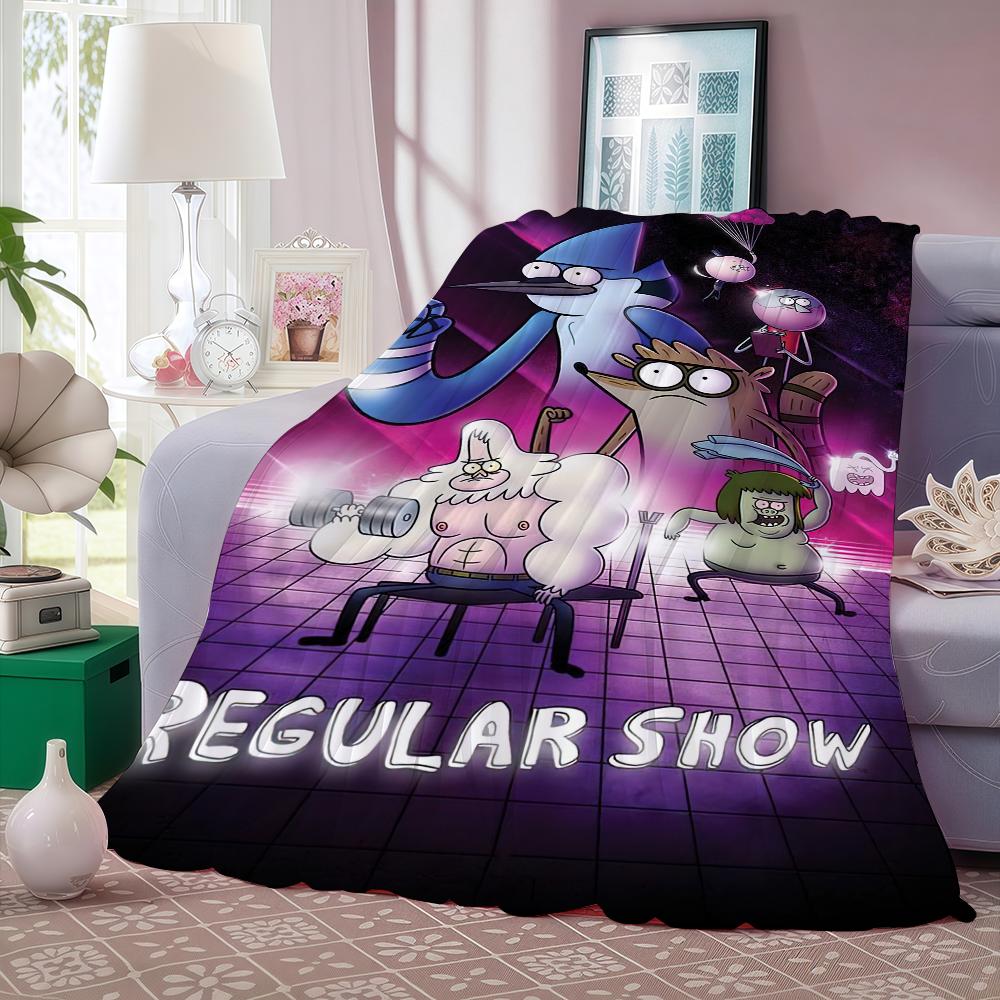 

Cartoon R-Regular S-Show Comedy Funny Blanket Warm And Soft Suitable For Bedroom Living Room Sofa Bed Office Travel Camping 30x40in