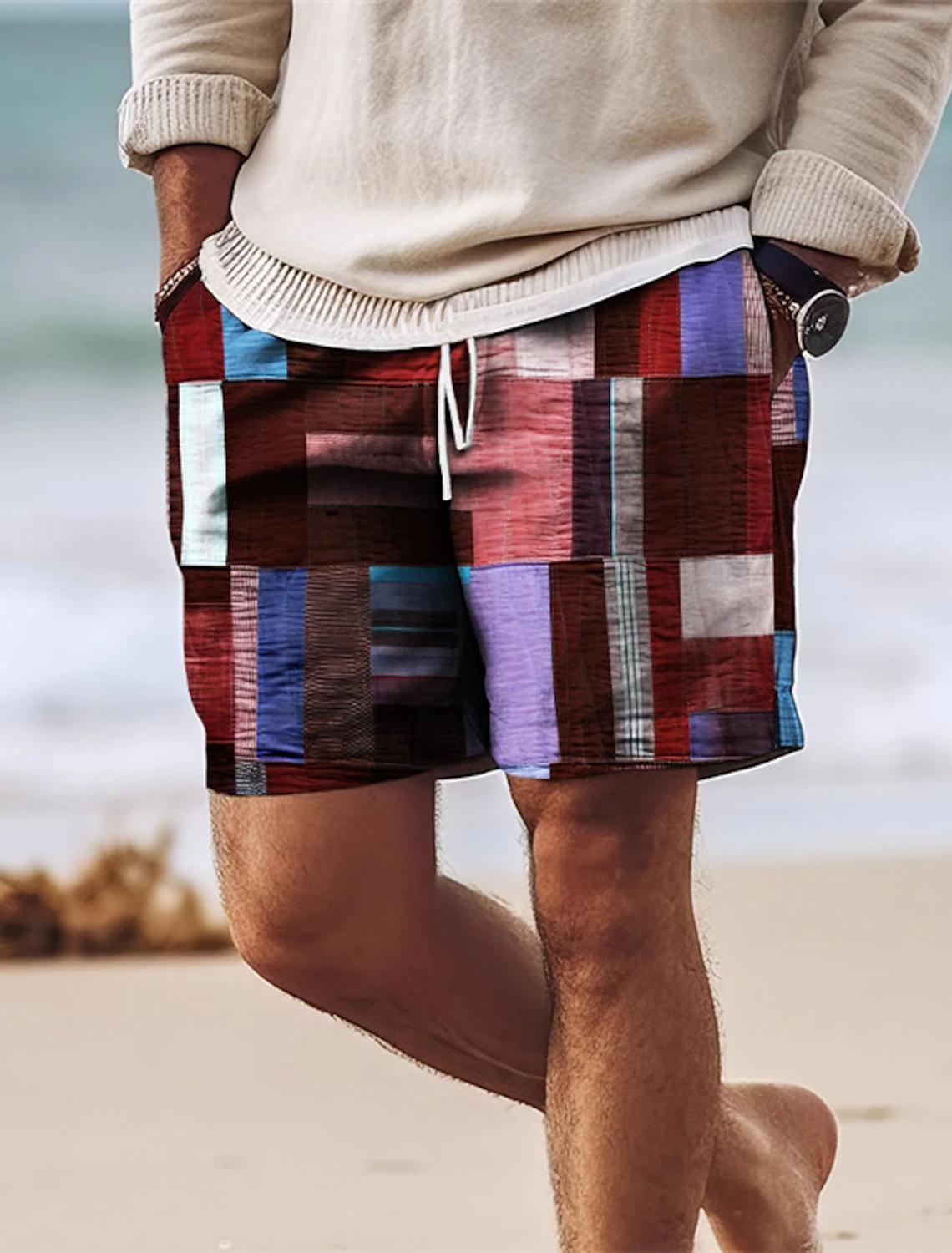 

Премиальный бренд Mcdv Пляжные доски для серфинга Мужские винтажные купальники Гавайские шорты в стиле пэчворк Мужские трусы Пляжные шорты Спортивные доски для серфинга 6XL