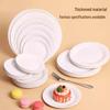 Disposable White Paper Plates