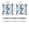 Santa Tralalero Tralala Shark In Santa Hat Christmas Meme Pillow Case Print Pillow Cover For Home Decoration Novelty Pillowcases