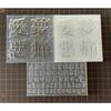 Unique DIY Craft Moulds Gothic Ornament Mould Cute Letter Silicone Molds Silicone Material for Nail Art Decorations