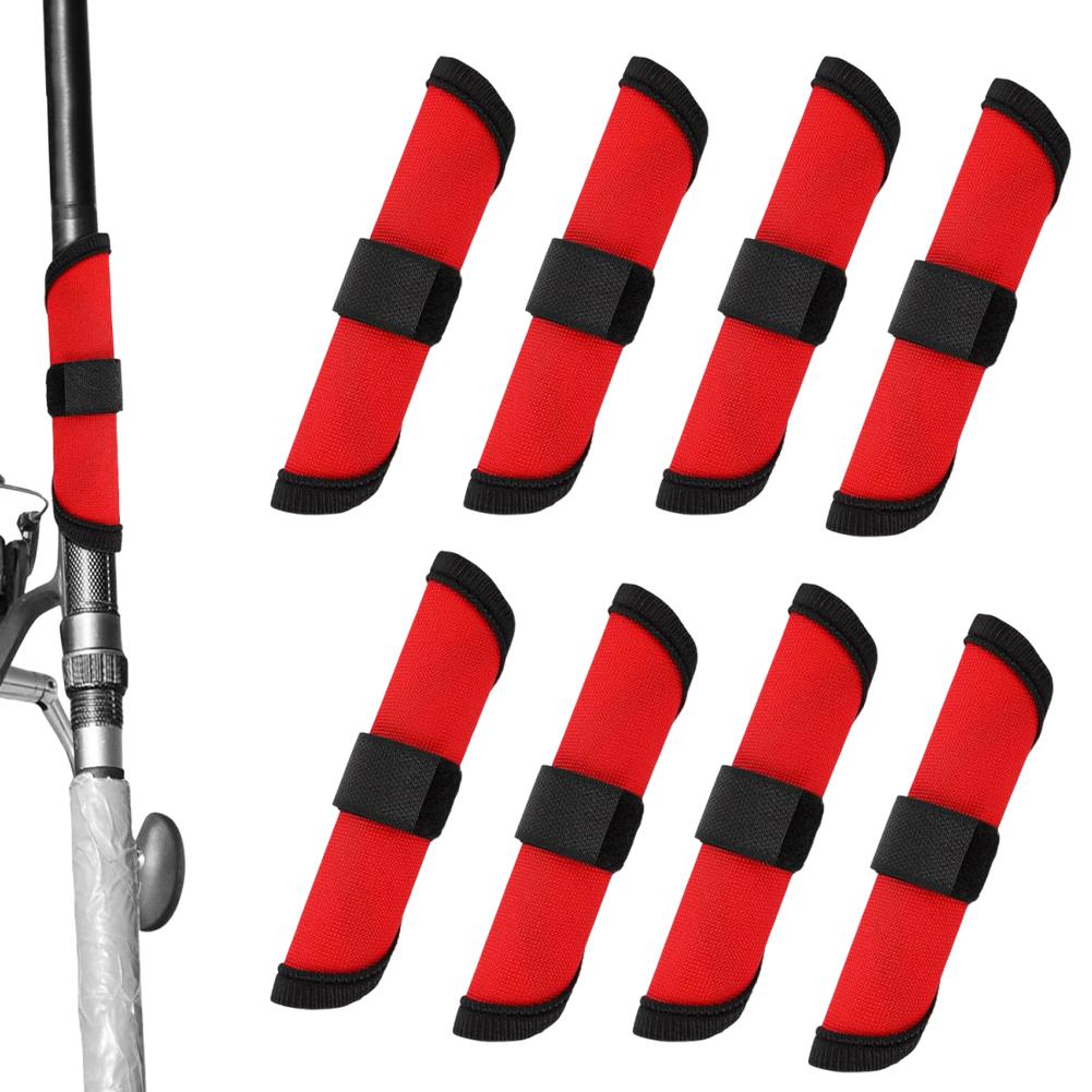 

8Pcs Fishing Lure Covers Wear Resist Lure Hook Protectors Reusable Fishing Bait Covers for Lake Riverbank Seaside Fishing