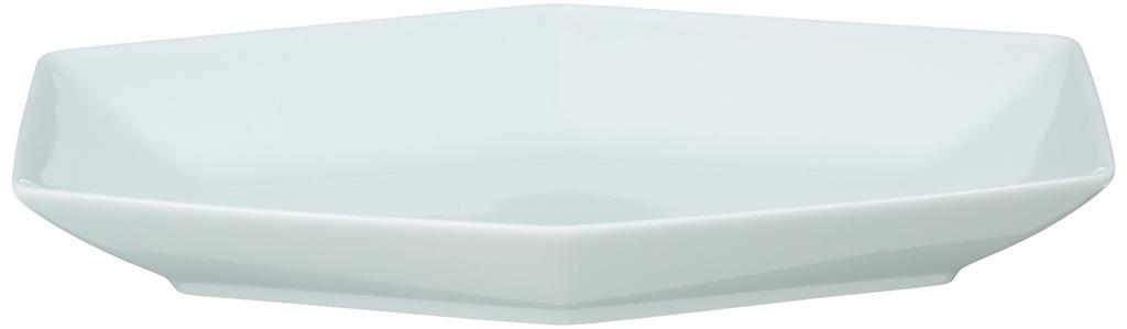 Hakusan Pottery Long Bowl White Porcelain x 13 x cm KIKKOU Hasami Ware Made in Japan (approx.) 24.5 3.5