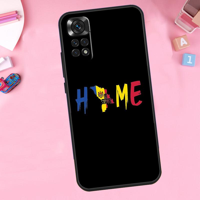 Moldova Flag Case For Xiaomi Redmi Note 12 11 10 9 8 Pro 12S 11S 10S 9S 8T 10A 10C 9A 9C 9T 12C Cover