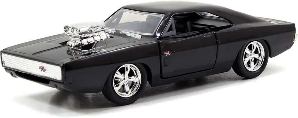 JADA Scale Fast Furious Dodge Charger 1970 Black Charger Diecast Car 1/32 & F&F [Used]
