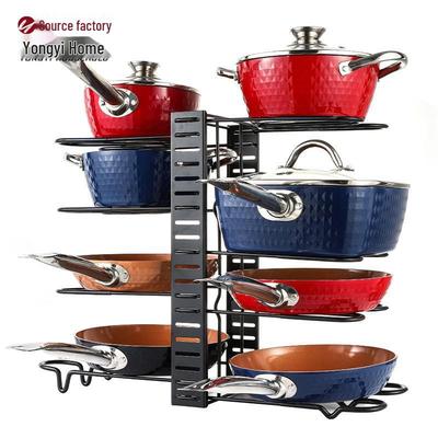 Multifunctional Kitchen Pot and Lid Storage Rack