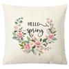 Pillow Nordic Linen Pillow Cover Spring Living Room Sofa Cushion Lumbar Cushion