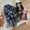 Scarf Women's Winter Warmth Thickened High-end Scarf Mohair Couple Shawl
