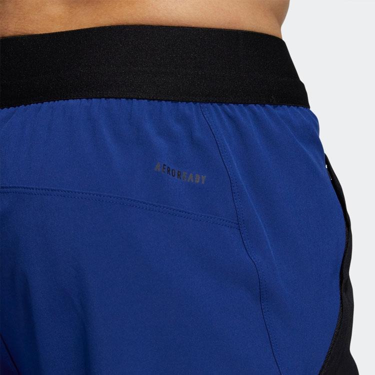 Adidas Colorblock Fitness Shorts Men Bottoms Victory-Blue H33615