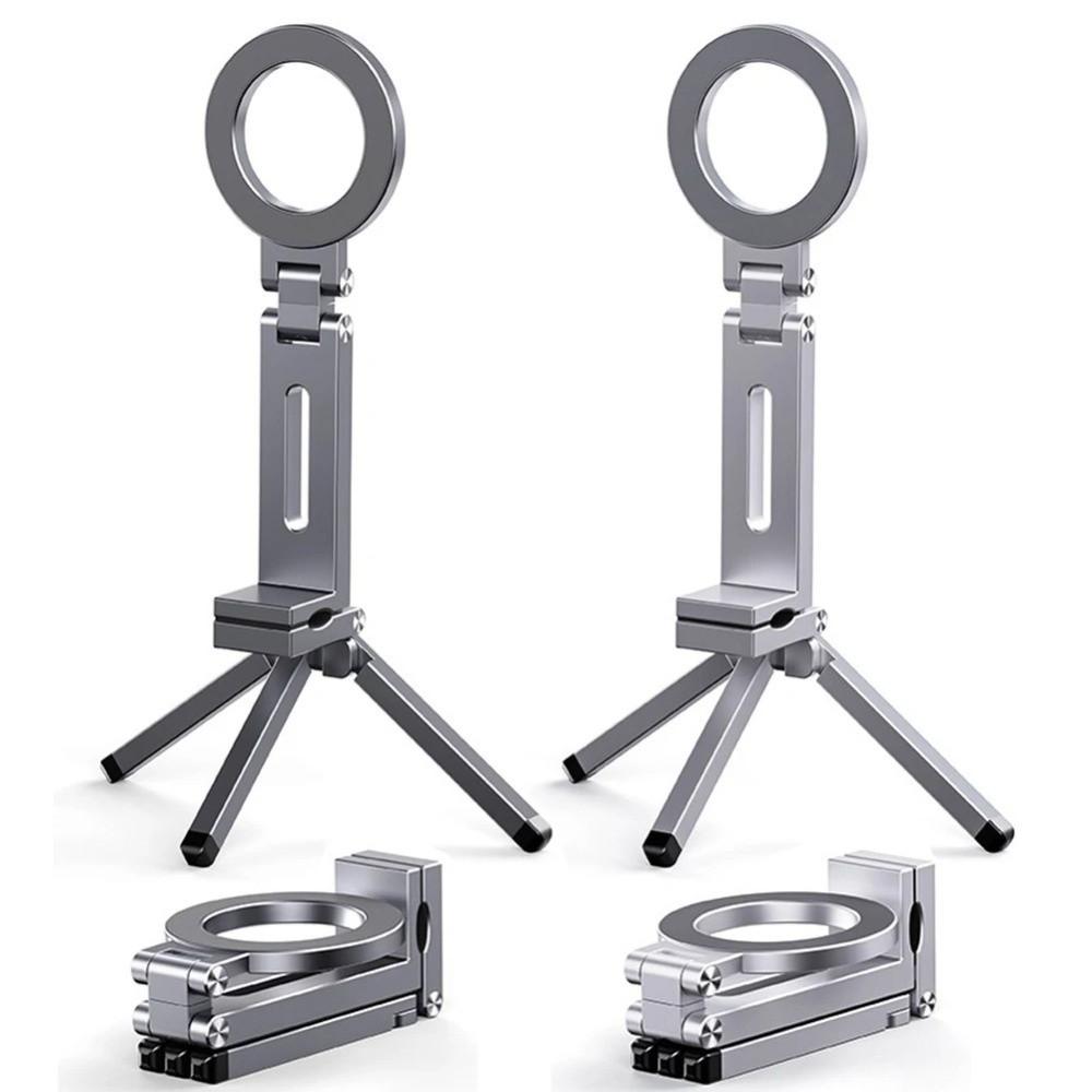 Adjustable Bracket Portable Phone Stand 360° Rotation Desk Phone Clip Bracket Vlog