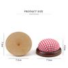 Storage Fabric DIY Craft Wood Bottom Needle Holder Sewing Accessories Needle Pillow Pin Cushion