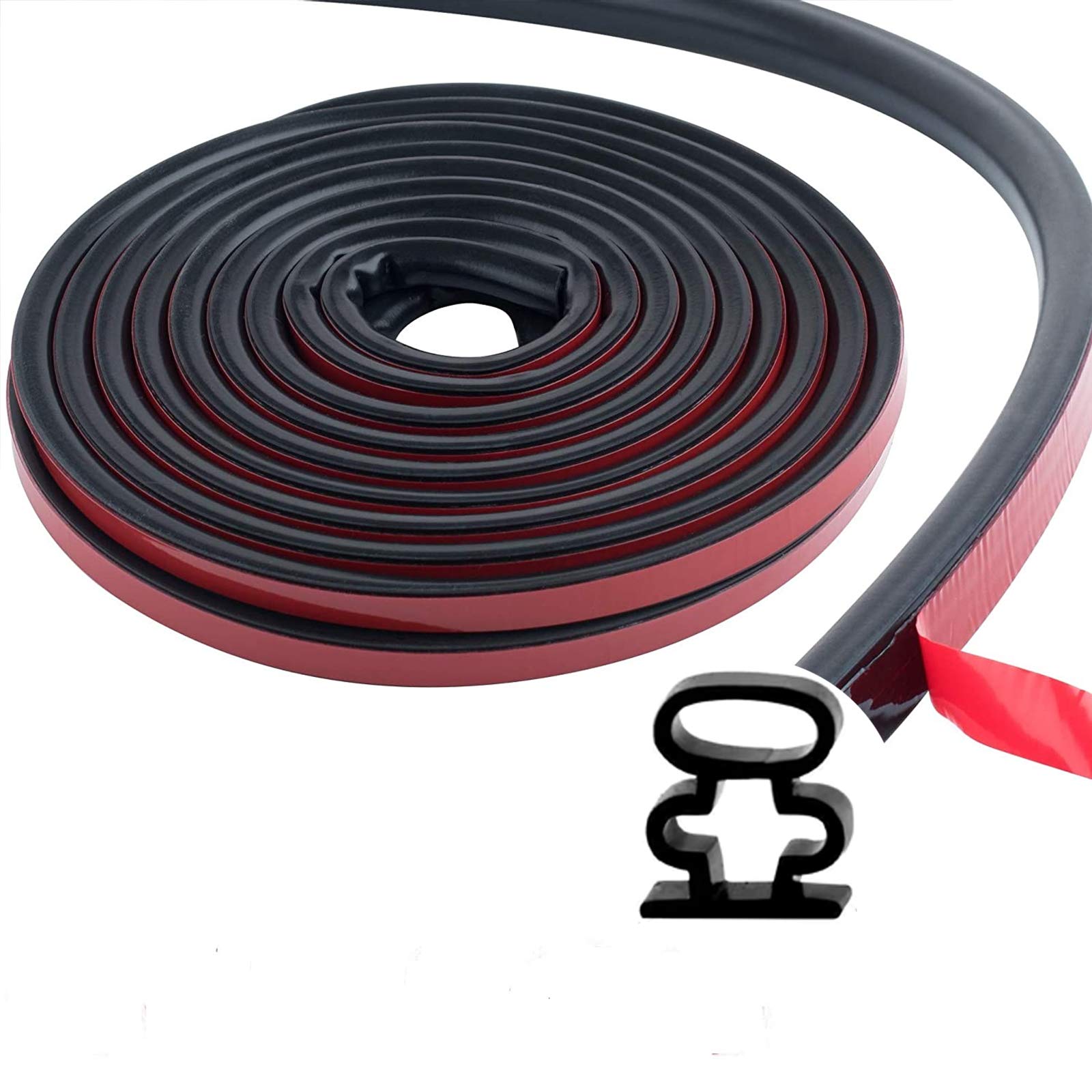 Durable silicone rubber window gasket, gap seal, soundproofing gasket, gap sealing tape for sliding doors, doors, and entrances. Insect and dust preve