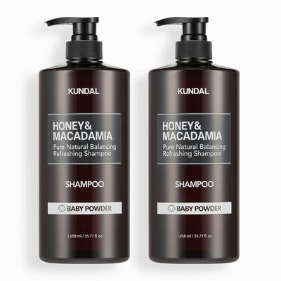 Nature Shampoo 2 Set 1058ml, Korean Cosmetics with Good Fragrance