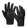 Suede Fabric Men's Gloves Soft Autumn Winter Thick Warm Male Skin-Friendly Skiing Non-Slip Cycling Elastic Touchscreen Gloves.