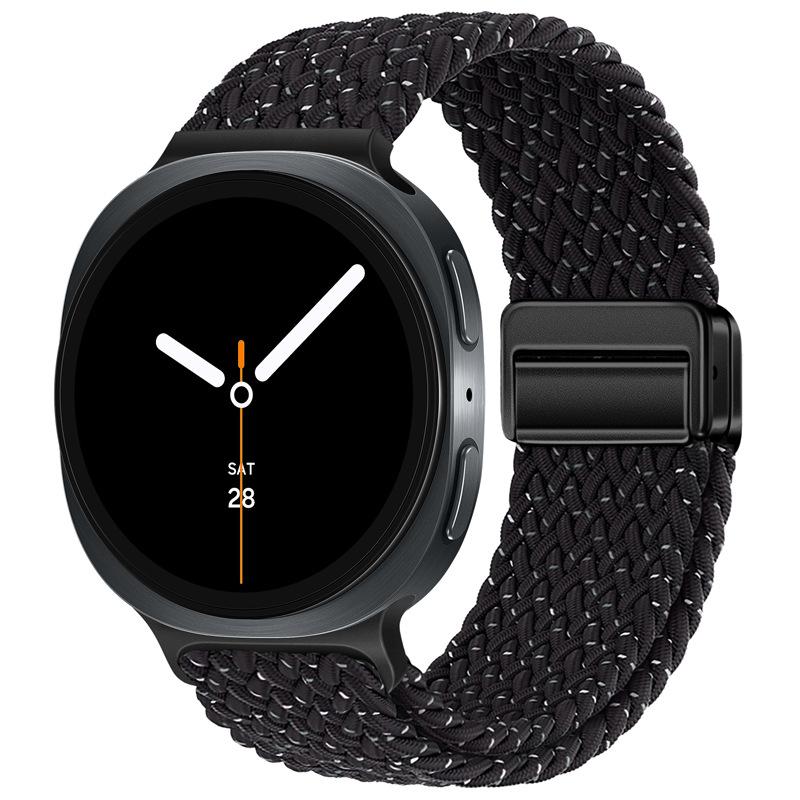 

Magnetic Nylon Braided Solo Loop Strap Suitable for Samsung Galaxy Watch 8 40mm/44mm Band For Galaxy Watch 8 Classic 46MM Correa Galaxy Watch 8 40mm