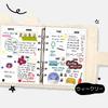Kim Ha Chan Puffy Character Diary Planner Planner Accessories Ha - Diary, Notebook, 6-Hole Binder, Cover, (Ivory (Kim Chan))