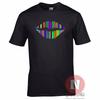 Rainbow Kiss T-shirt DJ Techno LGTBQ LGTB Club Dance Music Rave Festival Retro
