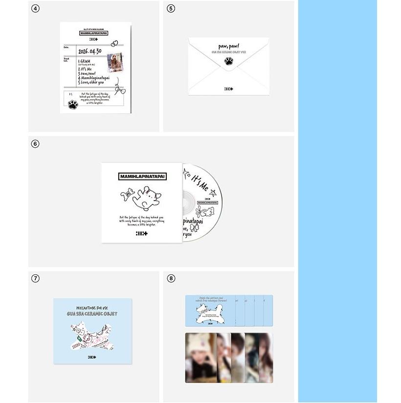 Officiële ILLIT 4e Mini Album [MAMIHLAPINATAPAI] - Gua Sha Keramisch Object Speciale Editie