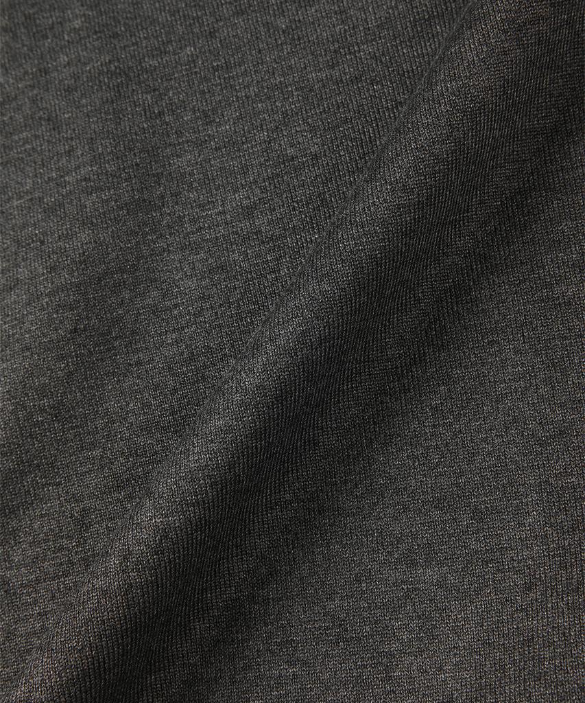 PANICALE Dark Gray Viscose Blend Round Knit (Type A)