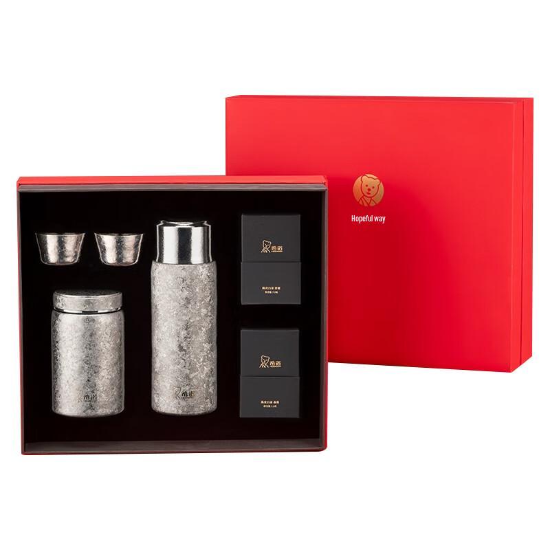 Xinuo Pure Titanium Thermos Cup Set