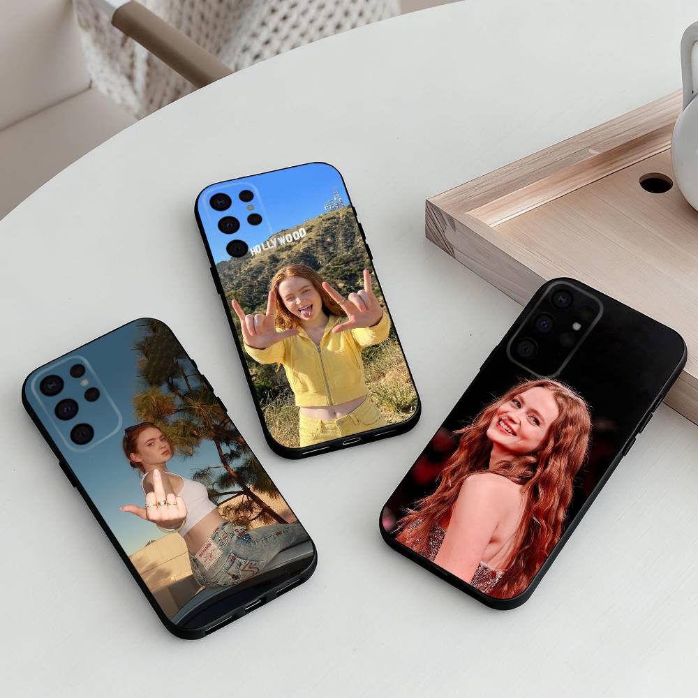 A-Actress S-Sadie-E S-Sink-K Phone Case For Samsung S25,24,23,22,30,21,10,9,Ultra,Plus,Lite,FE,4,5 G Soft Black Case
