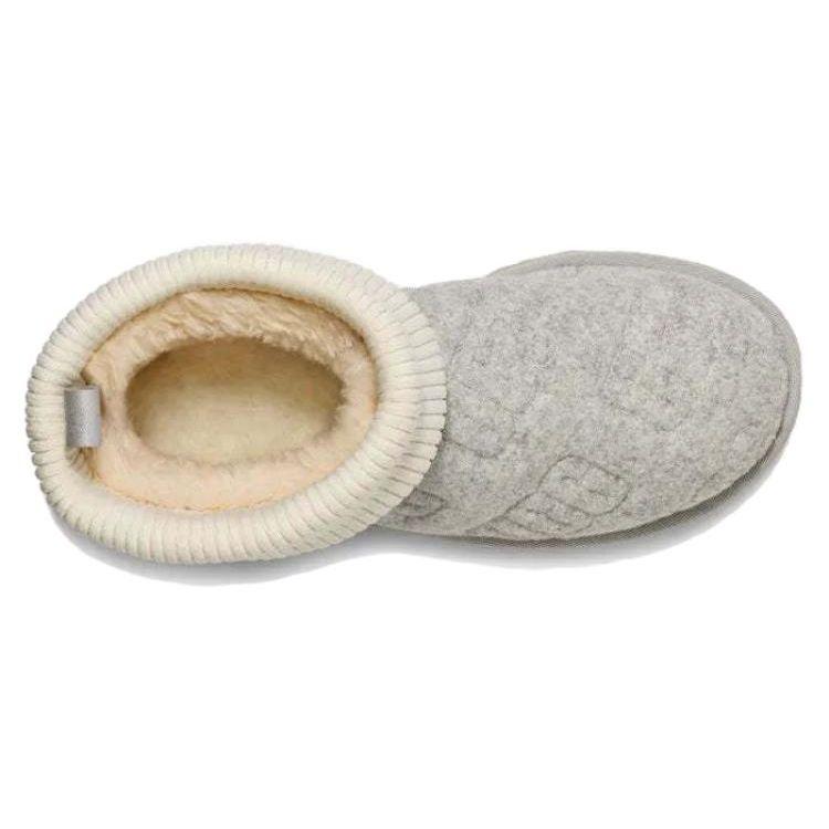 UGG  Classic Mini Platform Felted Boot Grey Women Sneakers 1144047-GREY