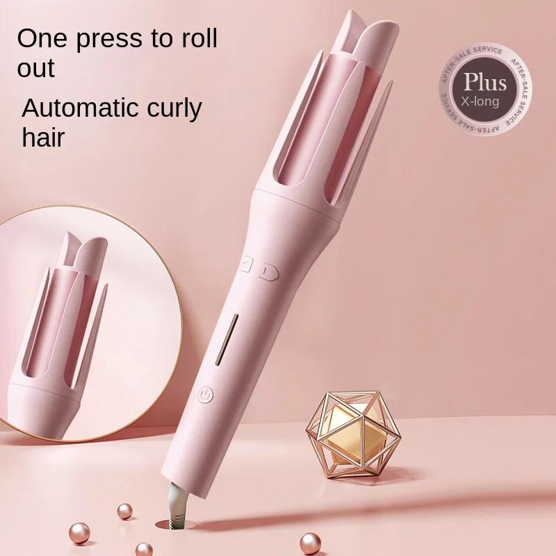 New Automatic Hair Curler Stick Negative Iron Electric Ceramic Curler Fast Heating Rotating Magic Curling Iron Hairdressing Tool
