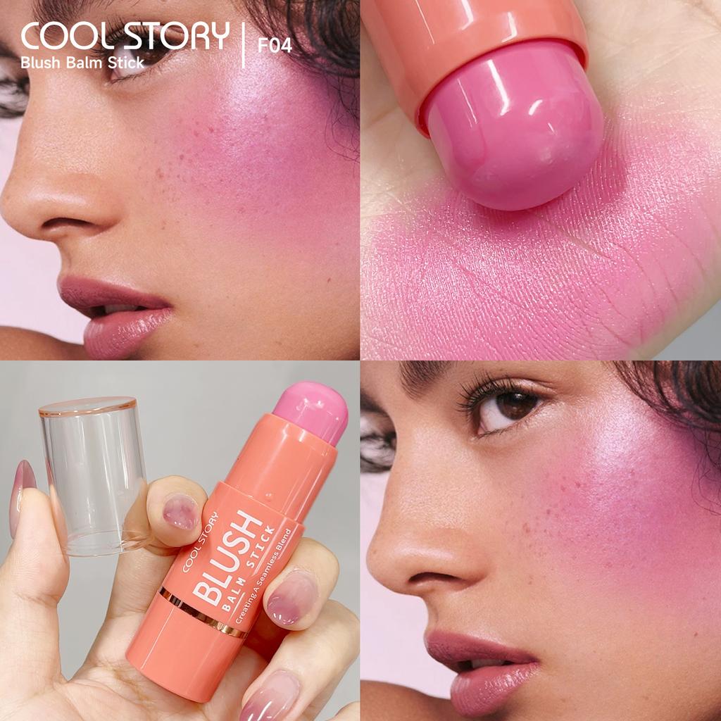 Háromszínű pirosító stift arc kontúrozó highlighter javítja az arcbőrt és a vitalitást lány kontúrozó arc smink