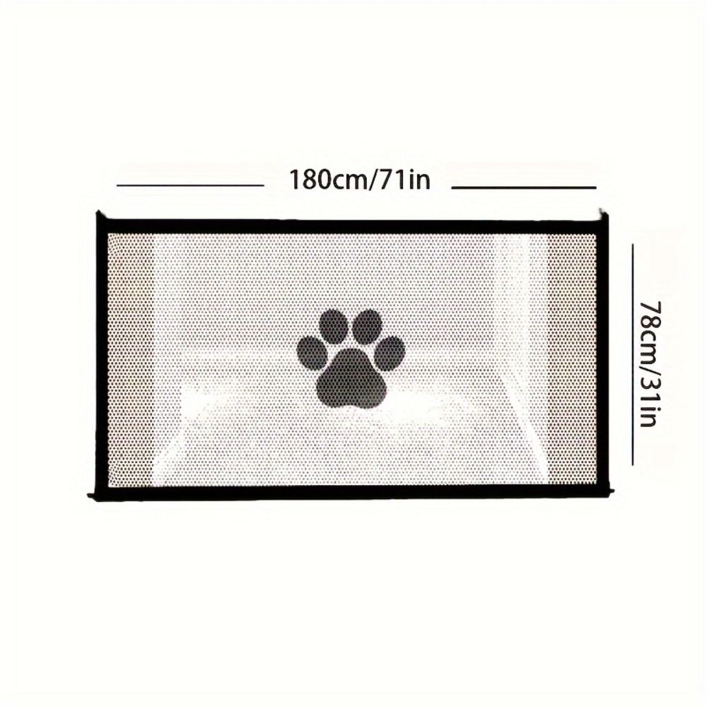 Breathable Dog Fence Isolation Gate Mesh Portable Pet Isolated Network  Pet Isolated Mesh Barrier