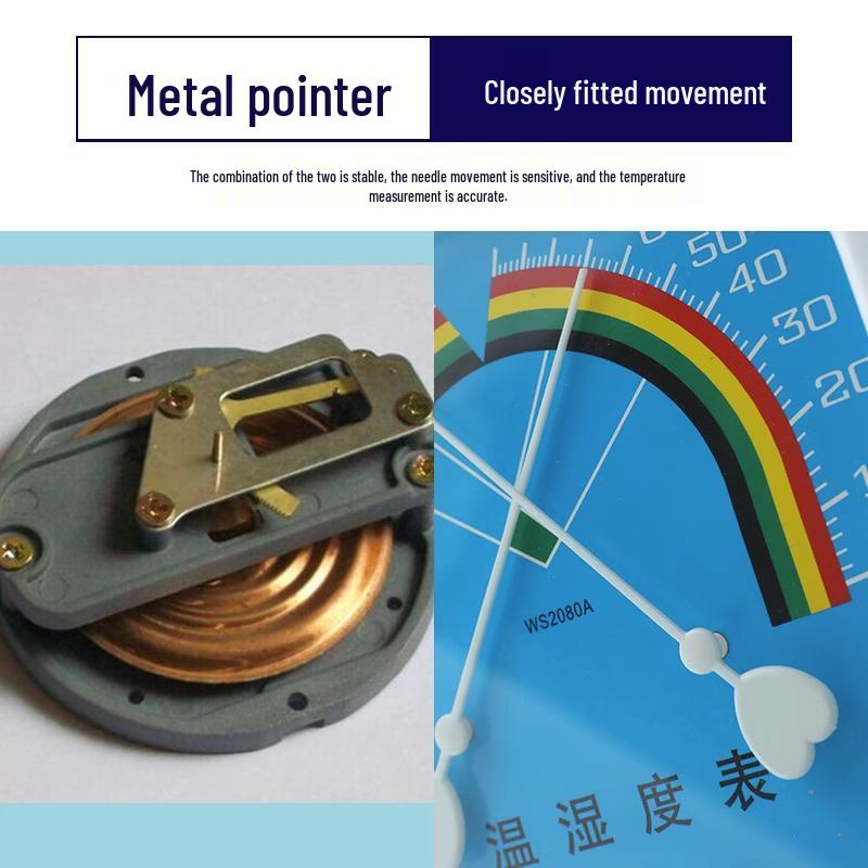 High-Precision Indoor Wall-Mounted Digital Thermohygrometer