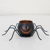 Halloween Candle Holders Tealight Votive Candle Holders with Grimaces,Pumpkin Lanterns Decorative Halloween Centerpieces
