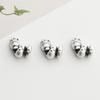 Sterling Silver Zodiac Snake Spacer Beads for DIY 3D Handmade Rope Bracelets