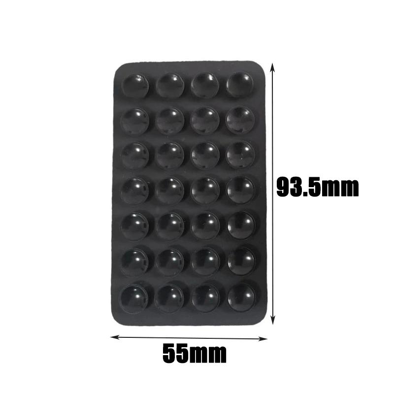 1/2Pcs New Mobile Phone Suction Cup Adhesive Pad Dual Side Silicone Backed Sucker Pad Storage Car Mounted Bracket Wall Stand