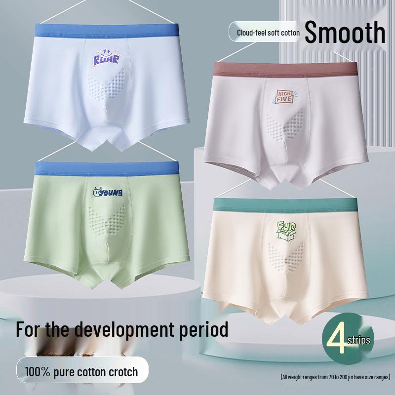 Boys' Pure Cotton Boxer Briefs  - Year of the Rat