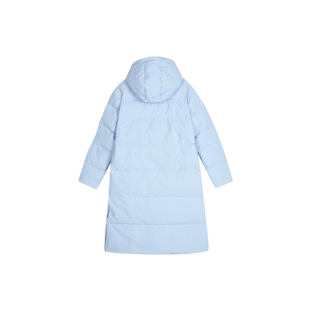 Skechers Windproof Water-Repellent Oil-Stain Resistant Cold-Resistant Warm Sports Casual Hooded Woven Puffer Coat Long Duck Down Jacket P423W126-02P8