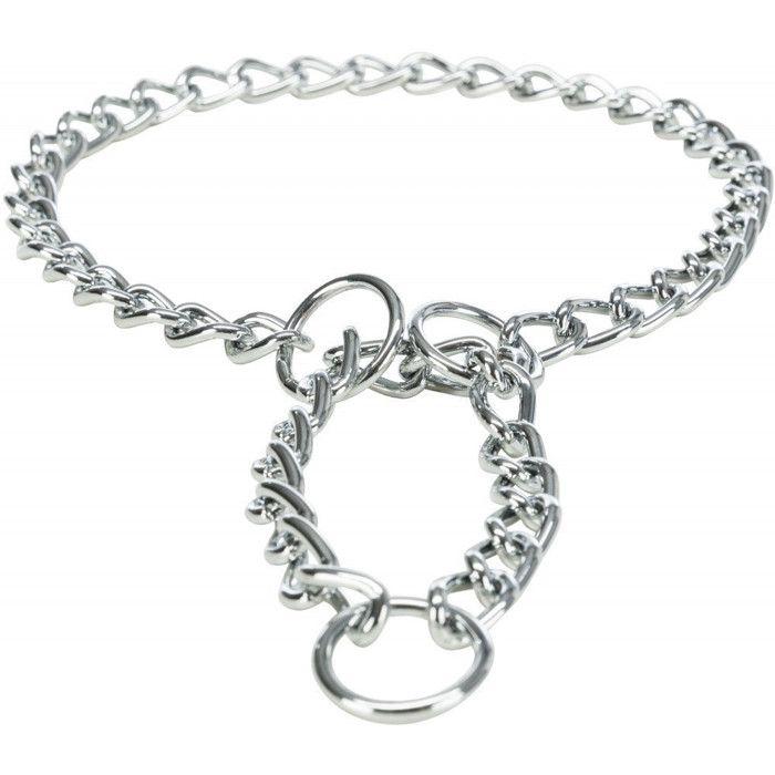 Collier D'arrêt XL 65 Cm/3 Mm Chaîne, Simple Rang. Pour Chien - Trixie