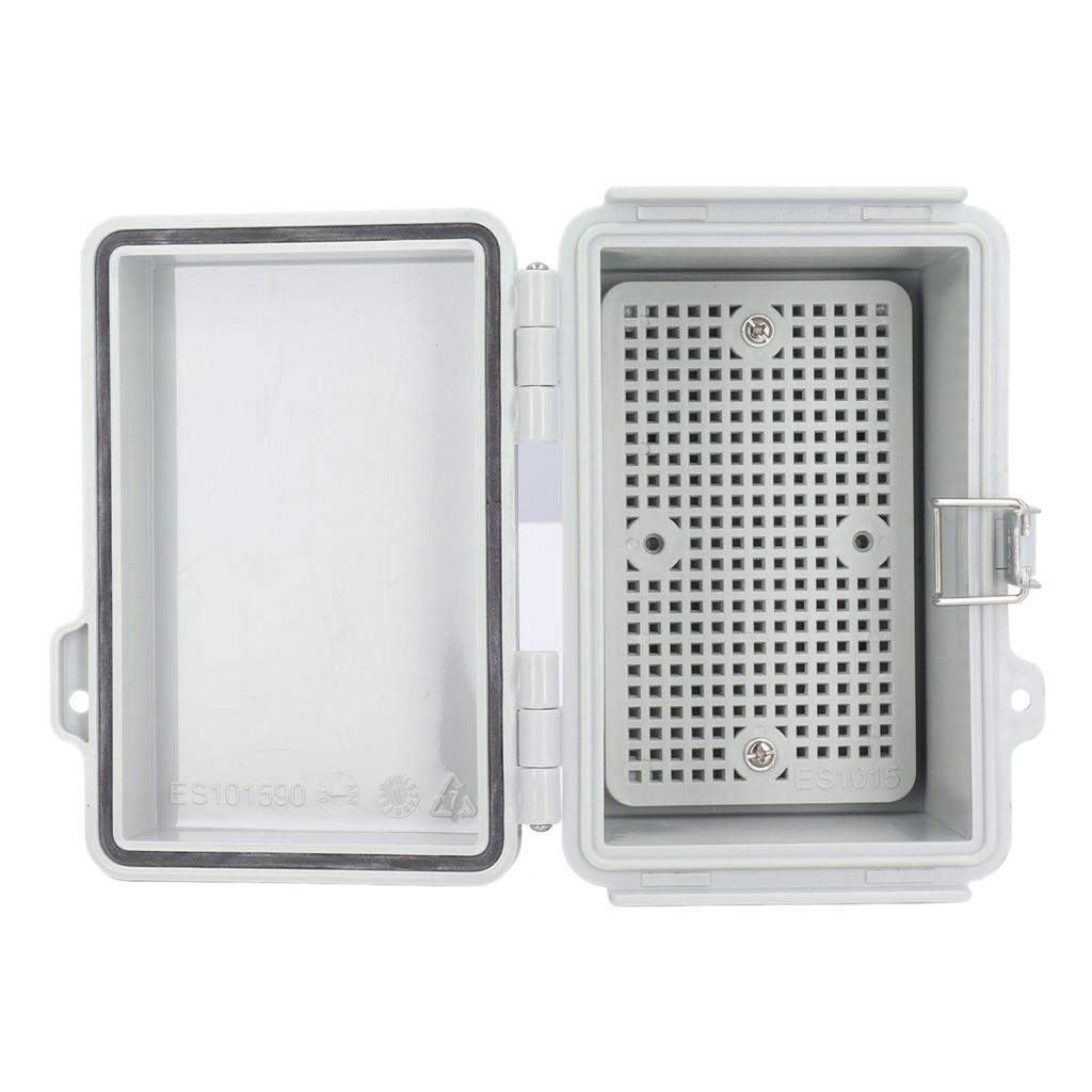 Εξωτερικό Ηλεκτρολογικό Κουτί IP67 Αδιάβροχο Πλαστικό ABS Κουτί Έργου με Μεντεσέ από Ανοξείδωτο Ατσάλι για