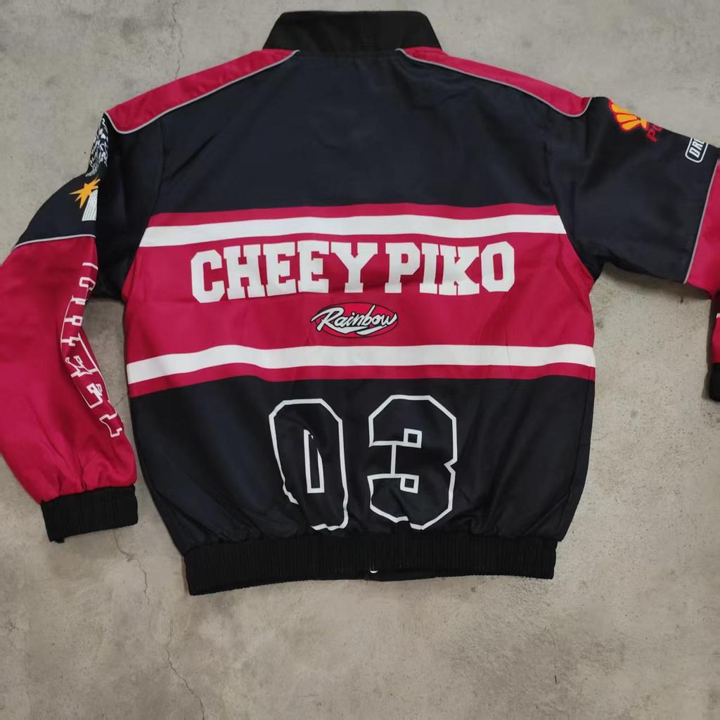 Men's & Women's Retro Racing Baseball Jackets - Trendy Motorcycle Style for Spring & Autumn