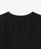 Basica Soft Wrap Cotton Dress (Black)