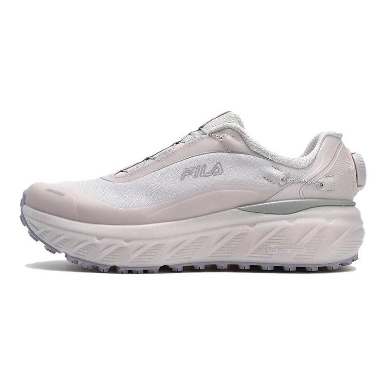 FILA Boa Explorer Comfortable Durable Fabric Synthetic Leather Shock Absorbing Low Top Running Shoes Women sneaker Parchment-Pink A12W341209FSG
