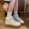 Fashion Plush high top snow boots for women in winter fashionable plush warm comfortable cold resistant women's thick soled boots