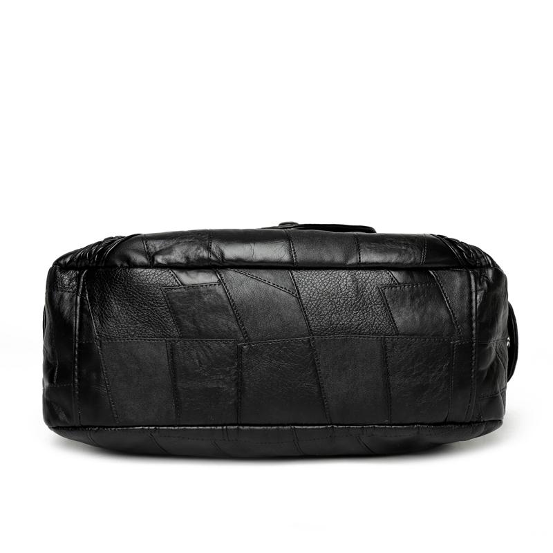 Middle-aged Mother Bag Women's Crossbody Bag Large Capacity Soft Leather Hand Shoulder Bag