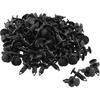 AHOMASH 8mm(5/16") Hole Plastic Rivets Fastener Push Clips for Car Auto Fender Bumper Body Panels, 120Pcs