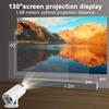 Proiettore 4K Android 11 Dual Wifi6 200 ANSI Allwinner H713 BT5.0 1080P 1280*720P Home Cinema Proiettore portatile da esterno