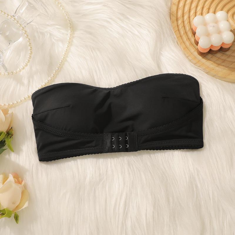 Топ-бюстгальтер без бретелей с передней застежкой, поддерживающий, обхват груди, бандо, женский бесшовный бюстгальтер на косточках S