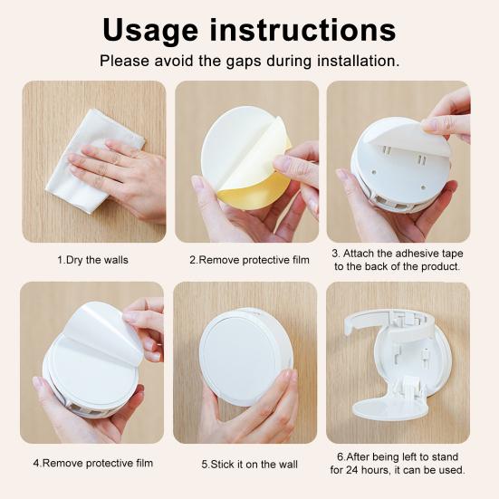 Foldable Cup Holder Portable Wall-Mounted Coffee Cup Holder Space-Saving Plastic Drink Holder for Water Cups Up to 83mm Multipurpose Storage Rack