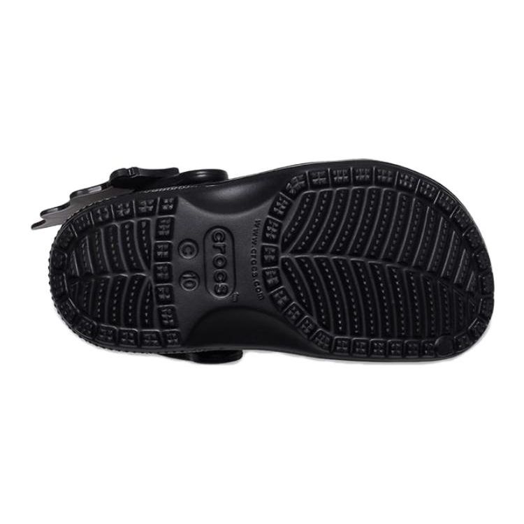 Crocs Comfortable Versatile Shock-Absorbing Durable Sandals Kids Sandals Black 209232-001
