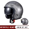 Best-Selling 3/4 DOT Motorcycle Helmet for Men & Women – Retro Scooter/Moped/Cruiser Style